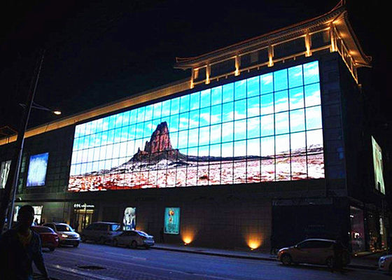 중국 상점가 투명한 발광 다이오드 표시/옥외 디지털 방식으로 광고 스크린 협력 업체