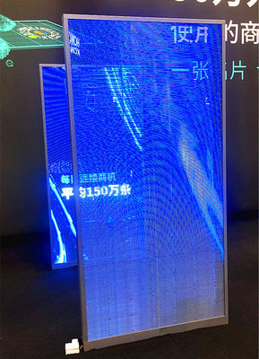 중국 쉬운 경량 투명한 발광 다이오드 표시는 자유로운 입상 LED 표시를 설치합니다 협력 업체