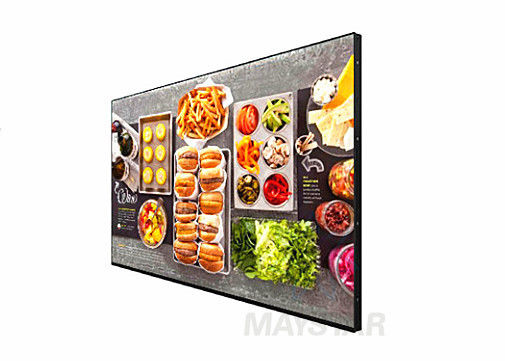 중국 대중음식점 대식당을 위한 15 ~84 인치 디지털 방식으로 표지판 LCD 광고 전시 협력 업체