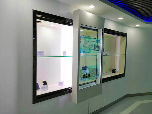 중국 32 인치 투명한 터치스크린 창/산업 LCD 디지털 방식으로 Signage 전시 협력 업체