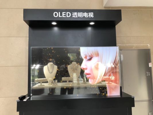 중국 높은 부드럽게 한 유리제 울안을 가진 경량 투명한 OLED 전시 협력 업체