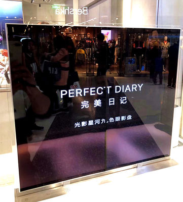 중국 상점가 500 Nits를 위한 높은 광도 투명한 OLED 전시 협력 업체