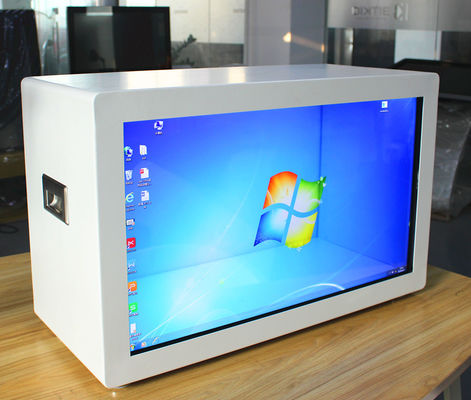중국 Windows 투명한 LCD 터치스크린, LCD 광고 전시 SD 카드 협력 업체