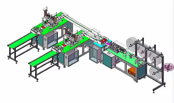 중국 처분할 수 있는 가면 제조 기계/가면 생산 라인 협력 업체