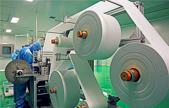 중국 비 길쌈된 가면을 위한 기계를 만드는 삼상 완전히 자동적인 가면 협력 업체