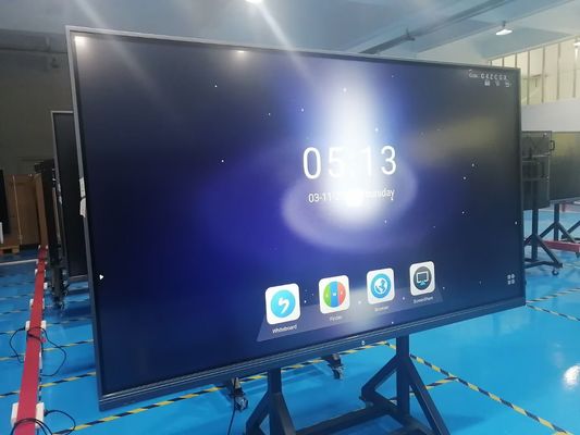 중국 평평한 적외선 스마트 텔레비전 터치 스크린 키오스크 디스플레이 65 인치 98 인치 협력 업체