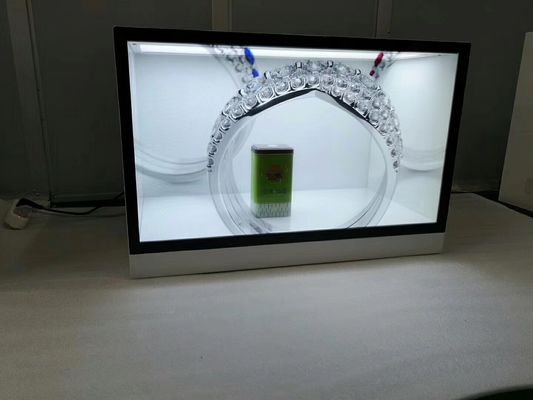 32 인치 42 인치 실내 광고를 위한 투명한 LCD 스크린 탁상용 작풍 협력 업체
